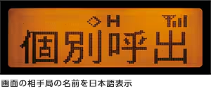 見やすく、わかりやすいフルドットLCD表示を採用